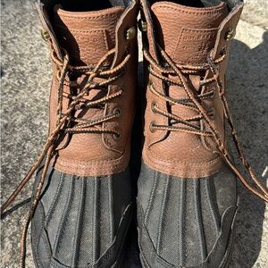 Bass Black and Brown Men's Duck Boots